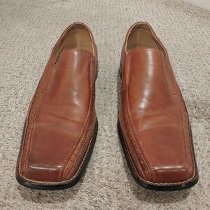 Stacy Adams DANTON Mens Cognac 24363-221 Slip On Dress Shoes Size 14M